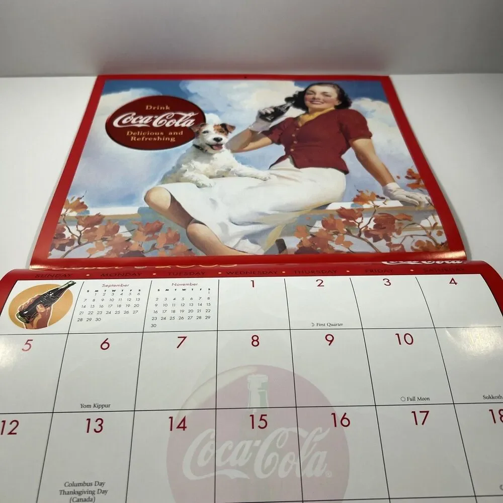 2003 Coca-Cola‎ Calendar Advertising Images From The Archives Collectible